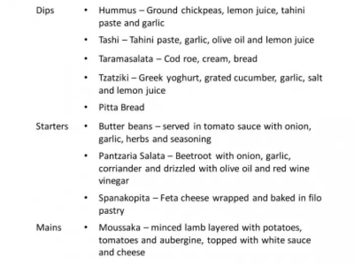 Greek Night at the Chippy