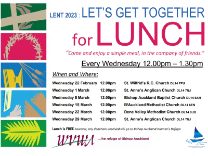 Lent lunches 2023 BAFCC