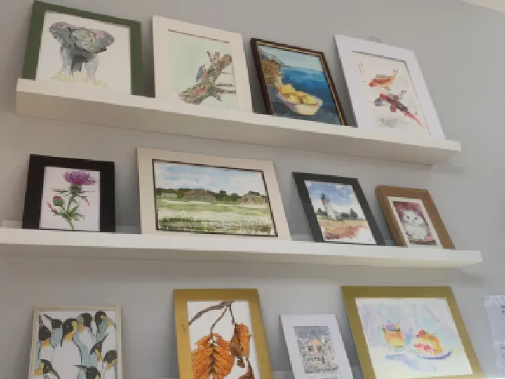 Artwork at Tea rooms