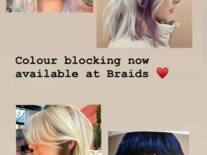 Braids Colour Blocking