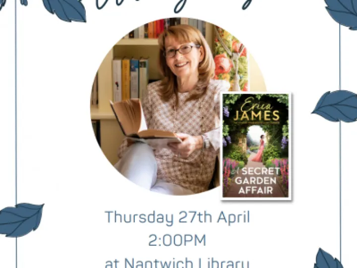 Erica James at Library