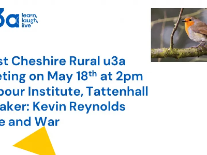 U3A May 2023 Poster