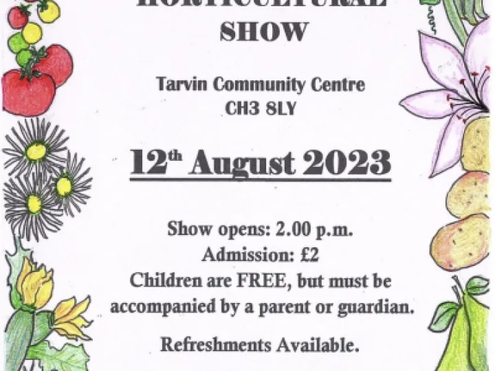 Horticultural Show Schedule Front page
