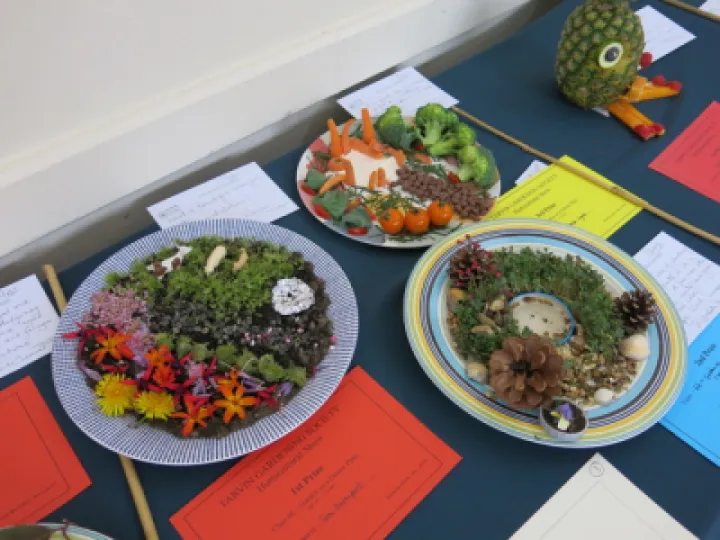 Horticultural show – Garden on a dinner plate