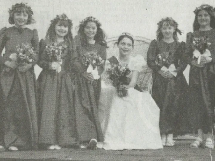 Tarvin Carnival Rose Queen and Attendants JUN 1997  PhotoScan
