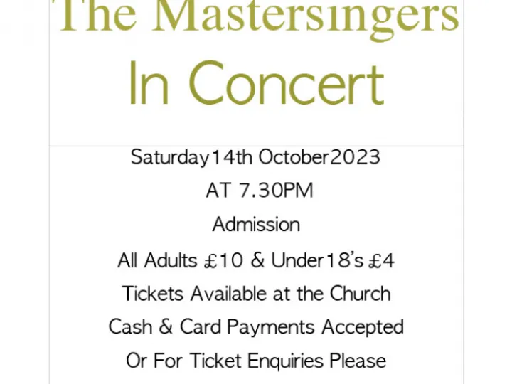 Mastersingers October 23