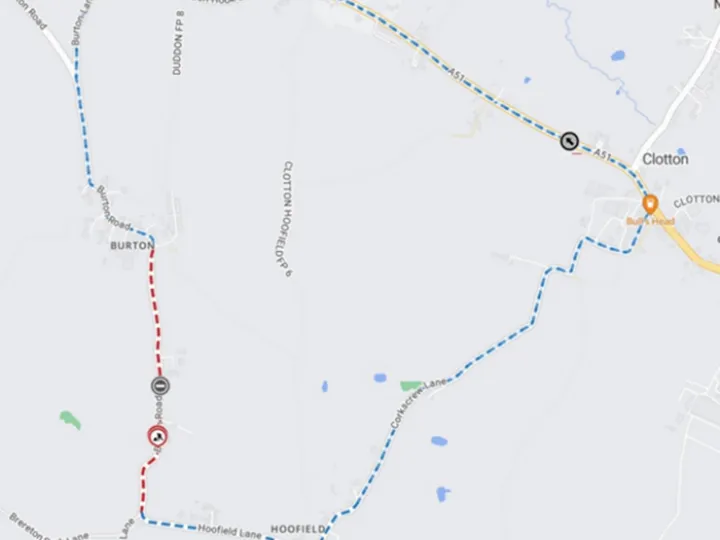 Temporary Road Closure &ndash; Burton Road, Duddon