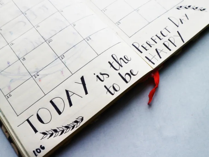 Writings In A Planner