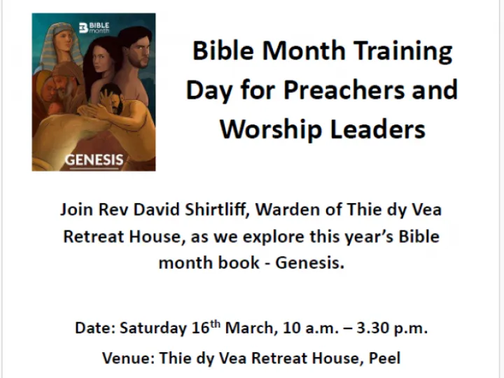 TdV Bible month poster