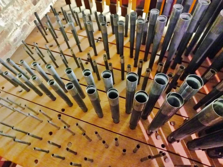 The open part of the Organ &ndash; known at the "Great" Organ"