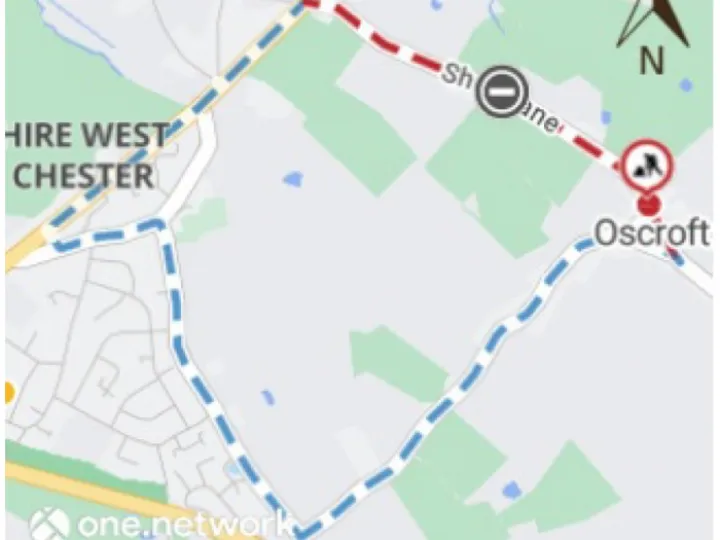 Shay Lane Diversion – February 2024