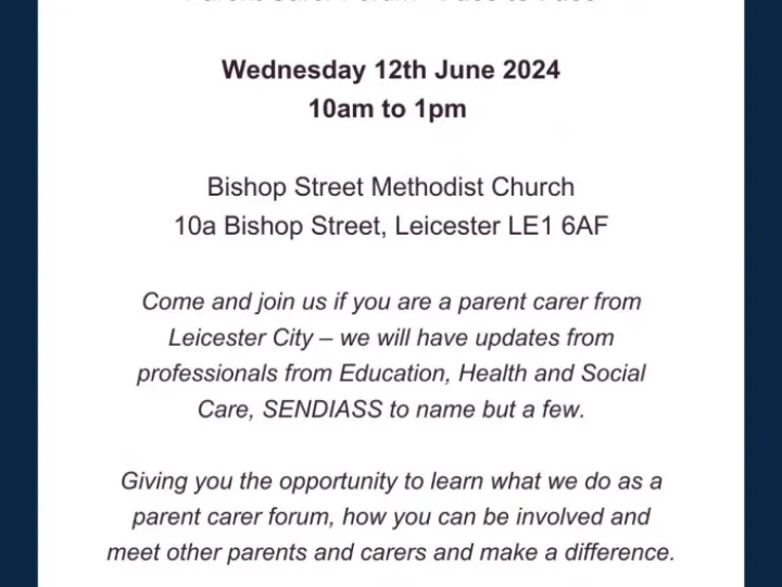 Lcpcf Parent Carer Forum June 2024 Invitation (002