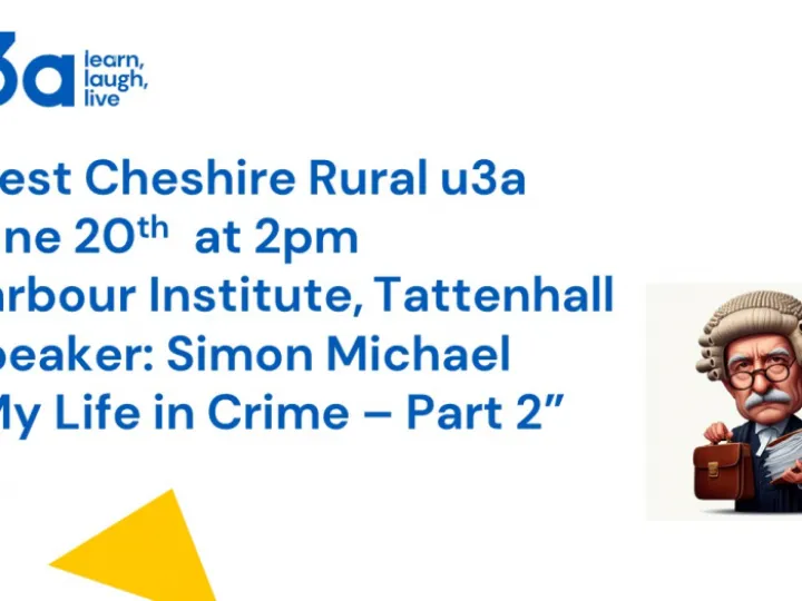 U3A June 2024 Poster