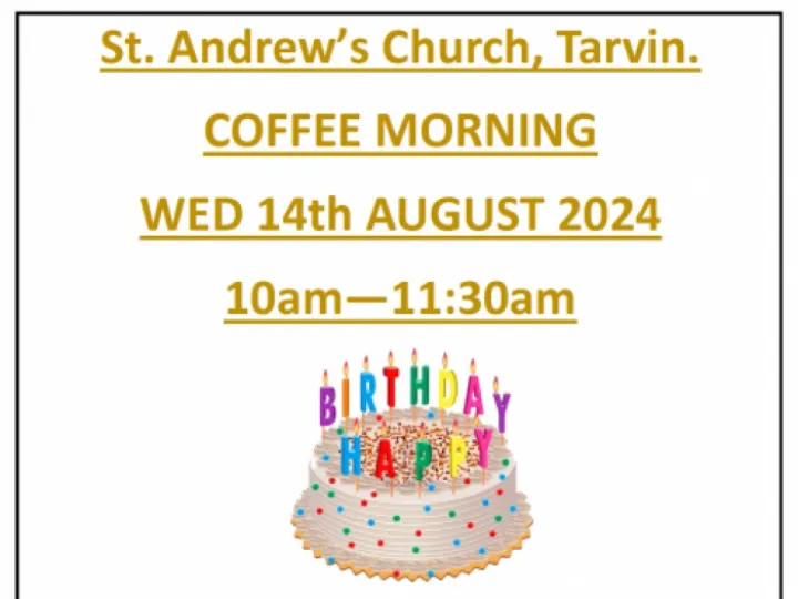 Coffee3rd Birthday Poster 2024
