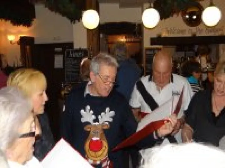 Christmas singalong with the Sing for Fun group