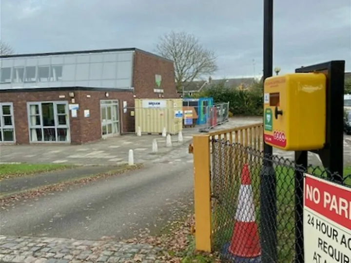 Defibrillator At Community Centre
