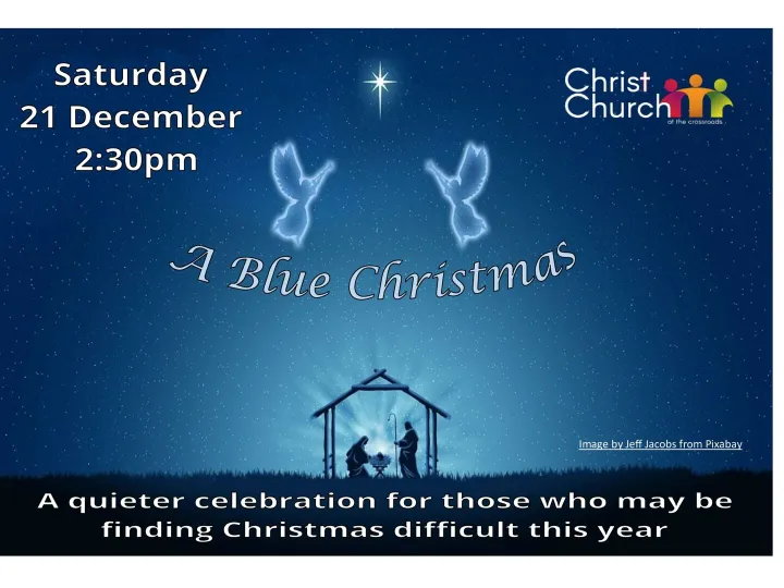 Blue Christmas Poster Dec 24