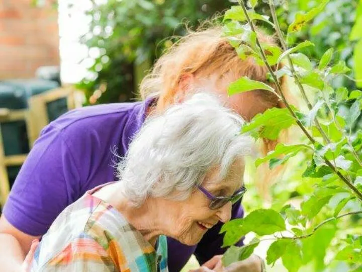 Ann in Her Garden (1)