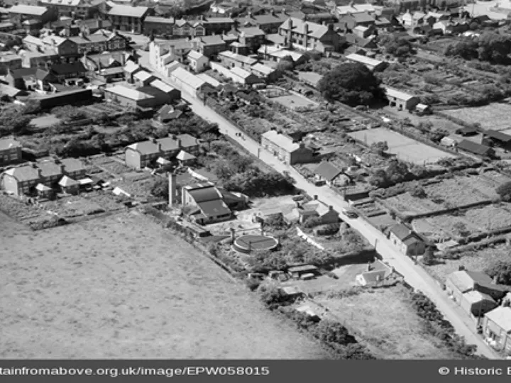 Aerial View of gas Works