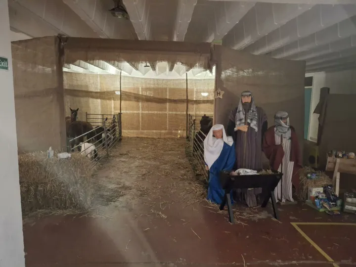 Live Nativity Stable