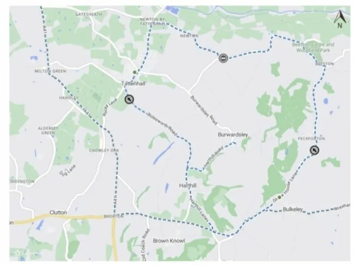 Tattenhall Lane Closure