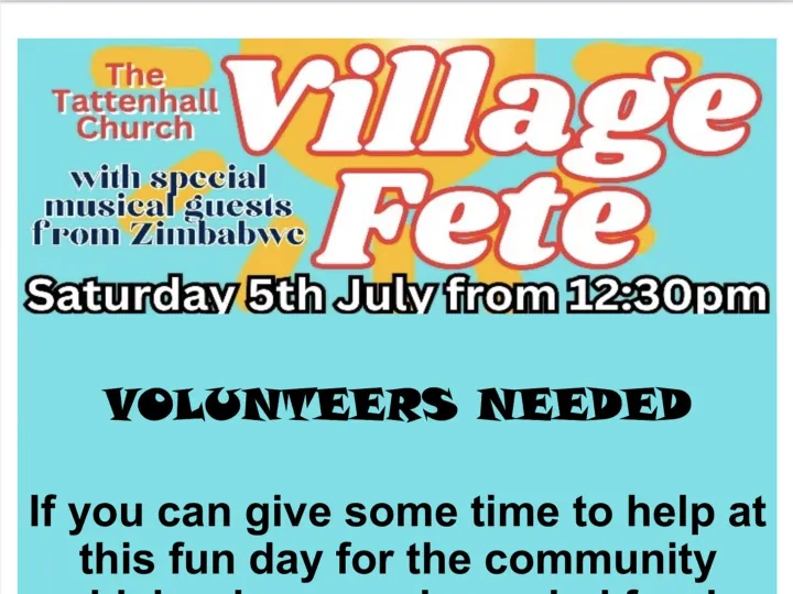 Village Fete volunteers