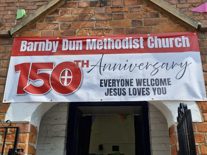 150 yr anniversary banner