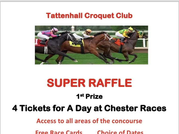 Croquet Super Raffle