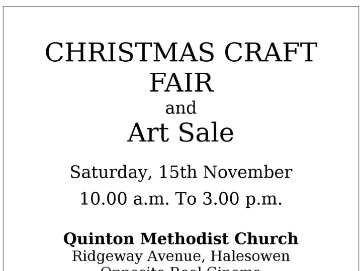Qmc Christmas Fair 2025