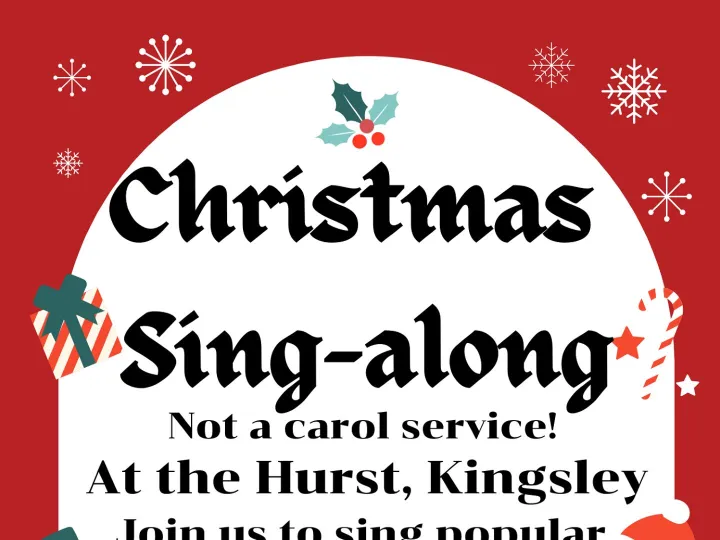 Christmas Singalong Poster The Hurst