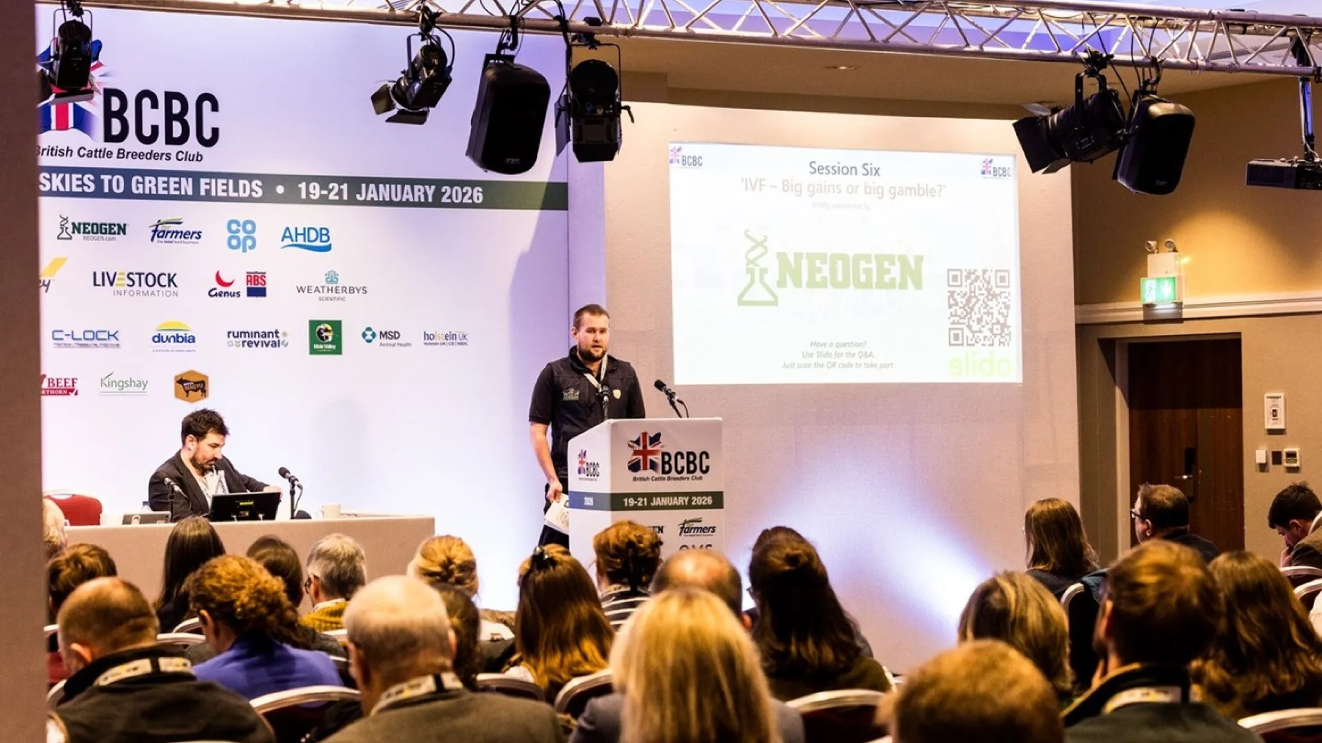 Chris Bailey presenting at the conference