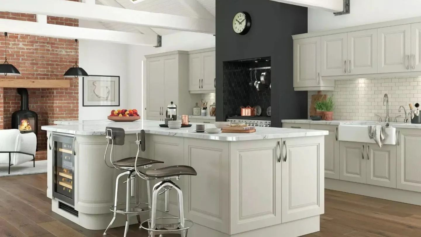 Alku Shaker Open Plan Kitchen 