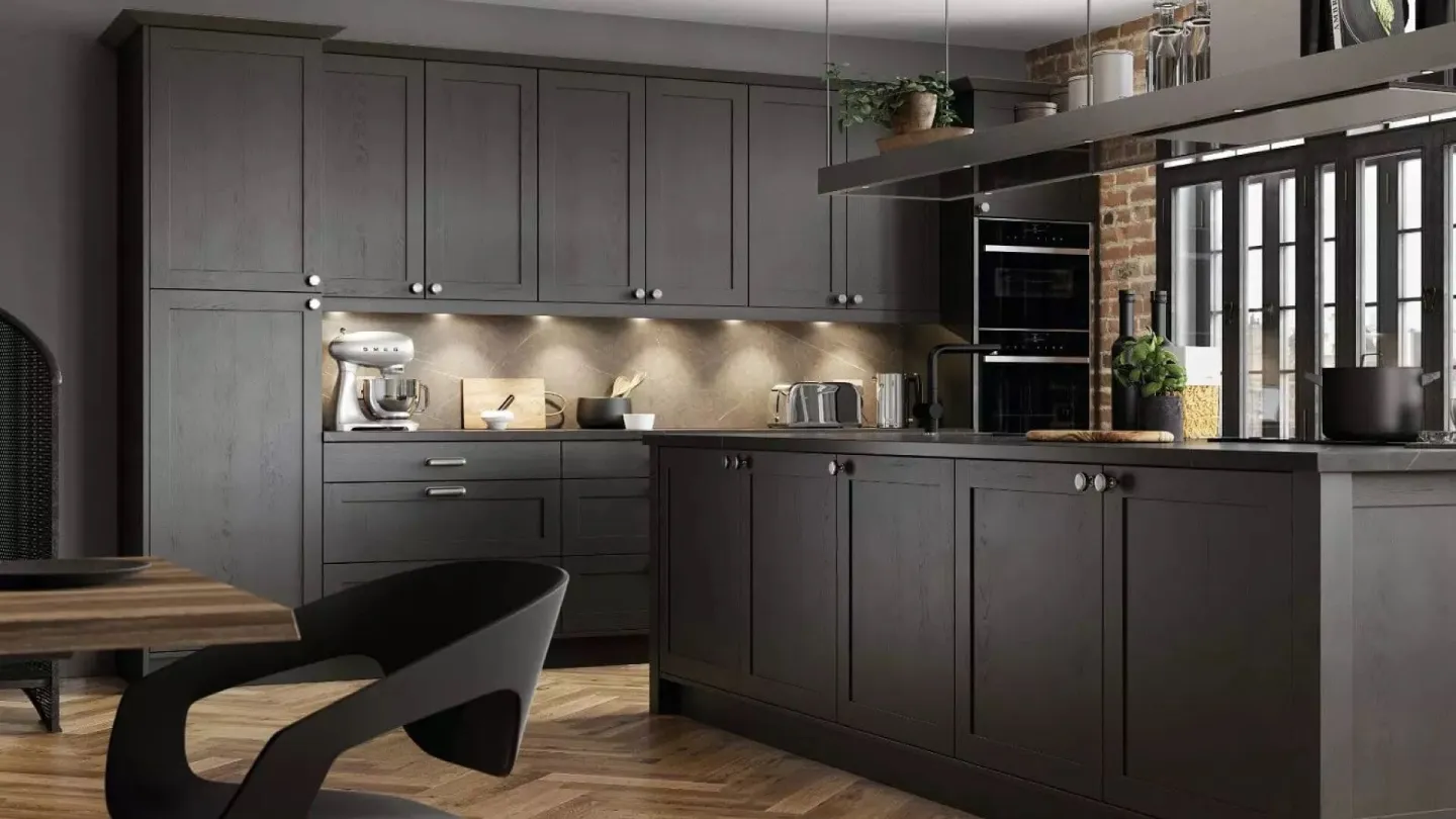 Alku Dark Shaker Kitchen 1